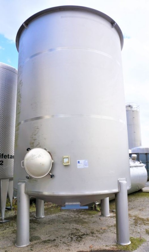 Behälter 29.000 Liter aus V2A einwandig, gebraucht