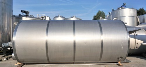 Behälter 20.000 Liter aus V2A isoliert, temperierbar, gebraucht