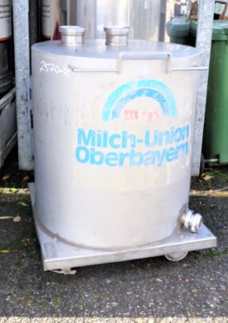 Behälter 350 Liter aus V2A isoliert, gebraucht