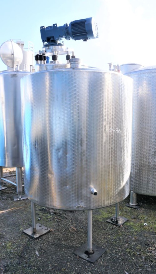 Behälter 1.500 Liter aus V4A isoliert, temperierbar, gebraucht