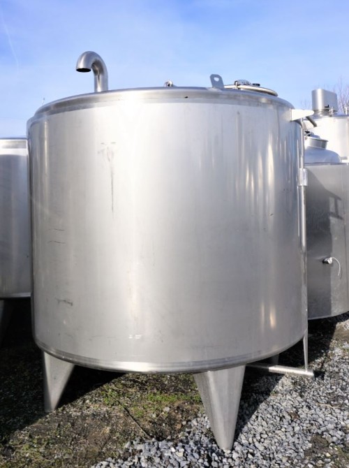 Behälter 5.000 Liter aus V2A isoliert, temperierbar, gebraucht