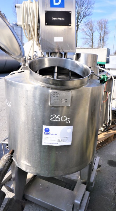 Behälter 200 Liter aus V2A isoliert, temperierbar, gebraucht