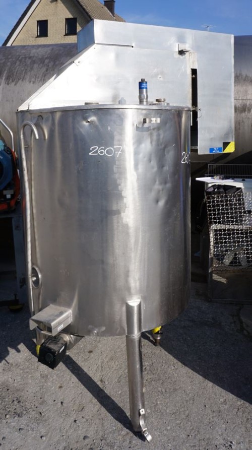 Behälter 370 Liter aus V2A isoliert, temperierbar, gebraucht