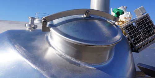 Behälter 1.800 Liter aus V2A einwandig, gebraucht