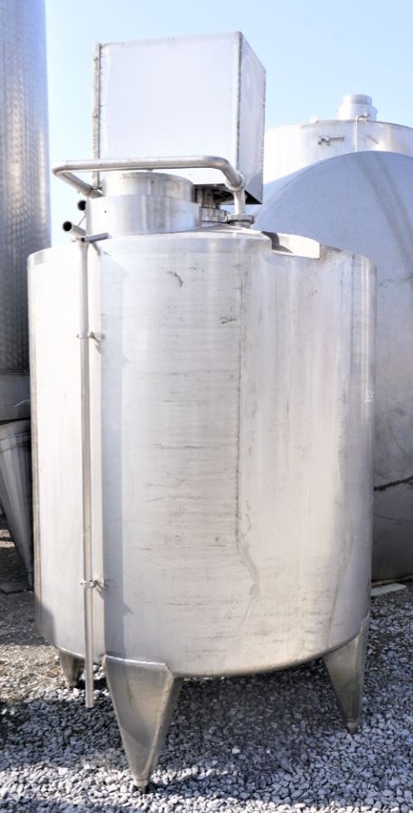 Behälter 2.000 Liter aus V2A isoliert, gebraucht