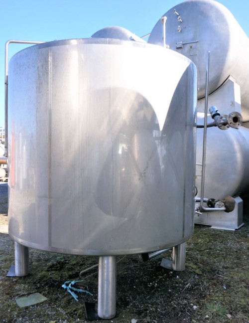 Behälter 5.050 Liter aus V2A isoliert, temperierbar, gebraucht