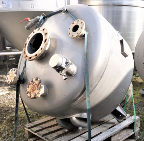 Druckbehälter 2.000 Liter aus V2A, einwandig, gebraucht