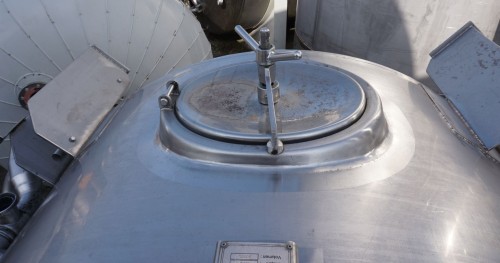 Behälter 5.000 Liter aus V4A, einwandig, gebraucht