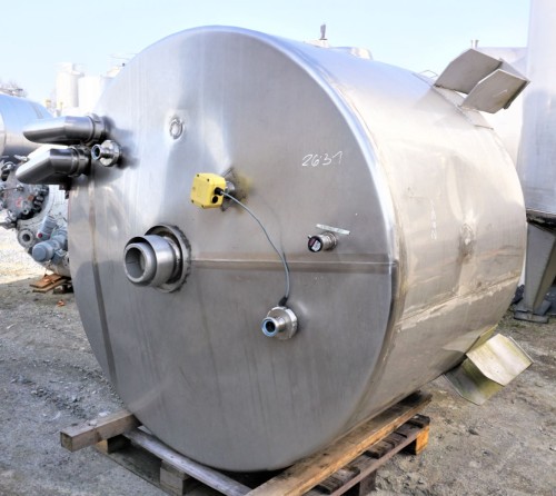 Behälter 5.000 Liter aus V4A, einwandig, gebraucht