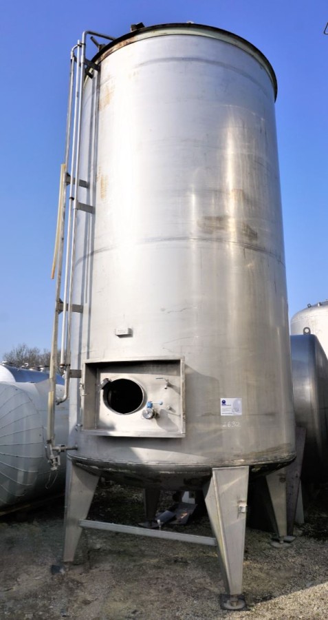 Behälter 22.000 Liter aus V2A, einwandig, gebraucht