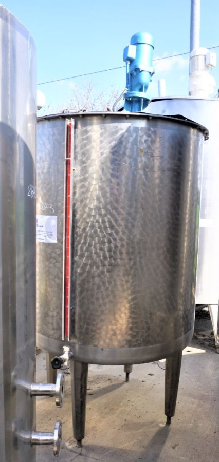 Behälter 1.200 Liter aus V2A einwandig, gebraucht