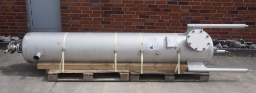 Druckbehälter 550 Liter aus V4A, einwandig, gebraucht
