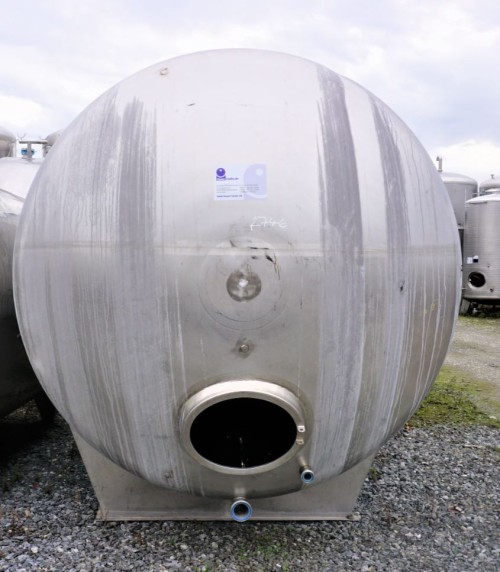 Behälter 9.000 Liter aus V2A einwandig, gebraucht
