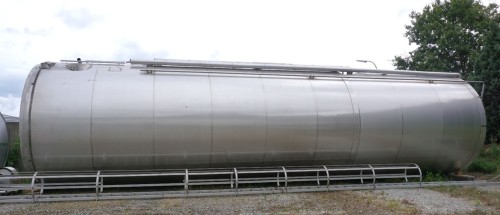 Behälter 75.000 /  35.000 Liter aus V2A isoliert, gebraucht