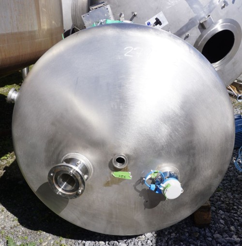 Behälter 1.000 Liter aus V4A einwandig, gebraucht