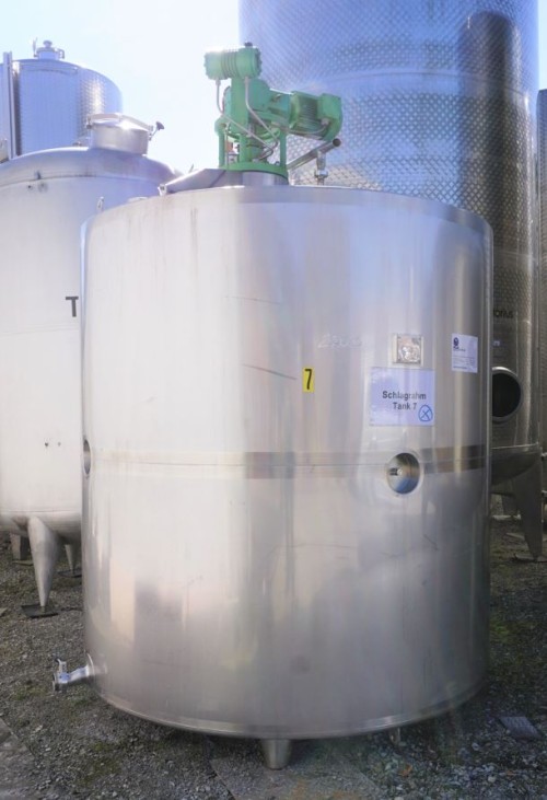 Behälter 4.600 Liter aus V2A isoliert, temperierbar, gebraucht