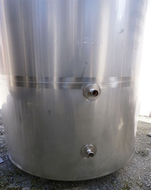 Behälter 4.600 Liter aus V2A isoliert, temperierbar, gebraucht