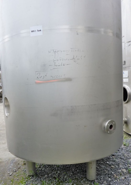 Druckbehälter 5.850 Liter aus V4A temperierbar, isoliert, gebraucht