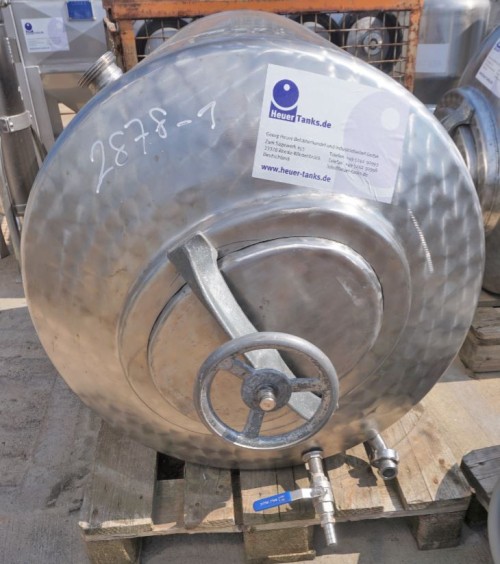 Behälter 600 Liter aus V2A, einwandig, gebraucht