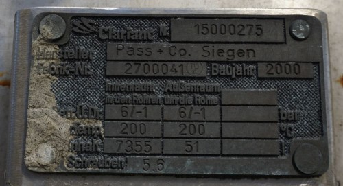 Behälter 7.355 Liter (total) aus V4A, temperierbar, gebraucht