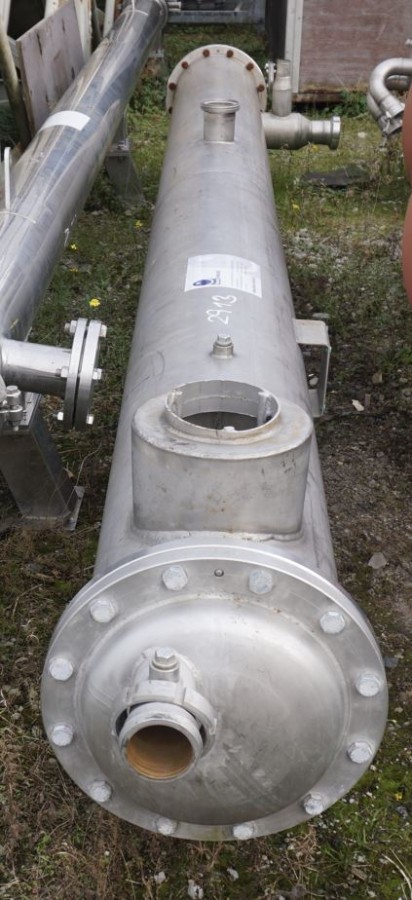 Wärmetauscher 236 Liter aus VA, gebraucht