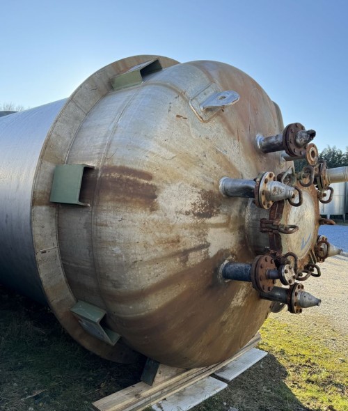 Druckbehälter 32.000 Liter aus V4A, temperierbar, gebraucht