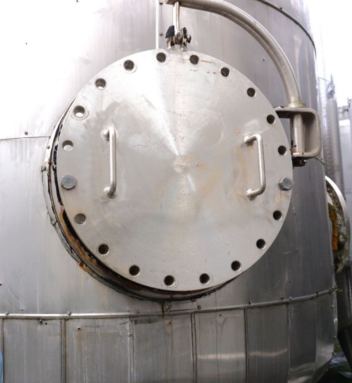 Druckbehälter 11.435 Liter aus V4A. isoliert, gebraucht