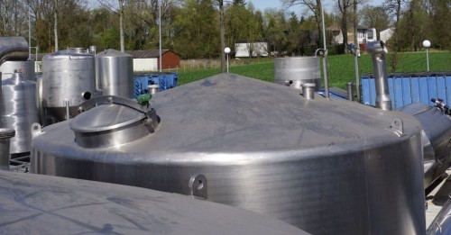 Behälter 15.000 Liter aus V2A einwandig, gebraucht