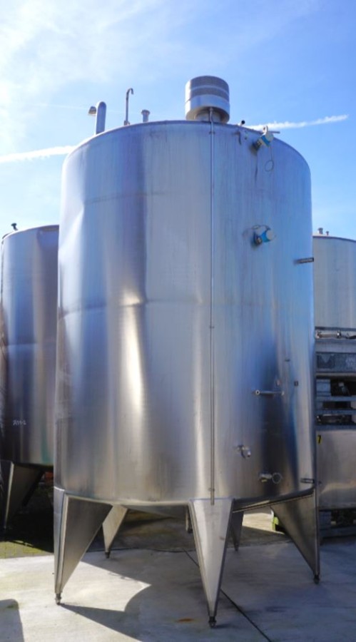 Behälter 15.000 Liter aus V2A einwandig, gebraucht