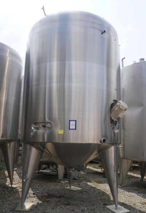 Druckbehälter 16.150 Liter aus V4A, temperierbar, gebraucht