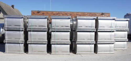 Wanne 600 Liter aus V2A, einwandig, gebraucht
