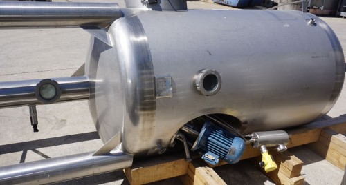 Behälter 1.200 Liter aus V2A, einwandig, gebraucht