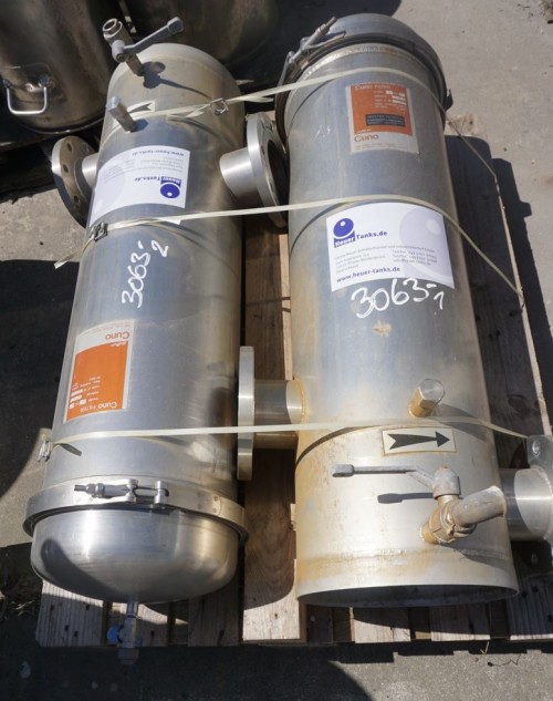 Filterbehälter 70 Liter aus V4A, gebraucht