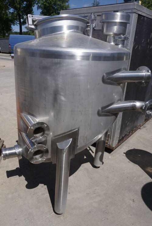 Behälter 260 Liter aus V2A, einwandig, gebraucht