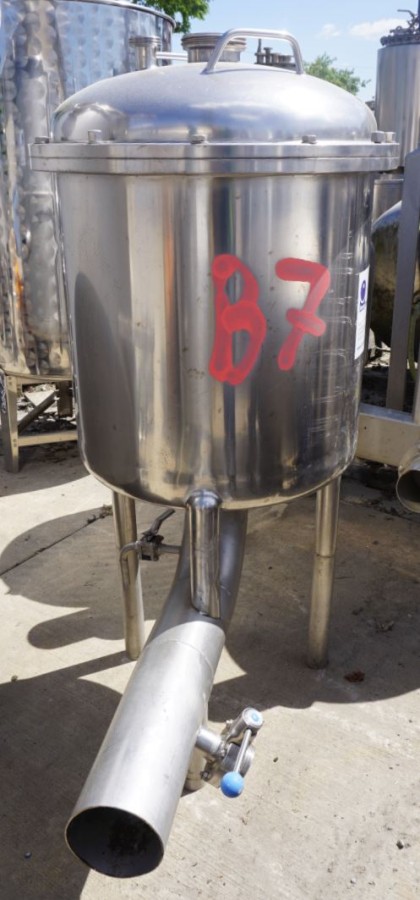 Behälter 150 Liter aus V2A, einwandig, gebraucht