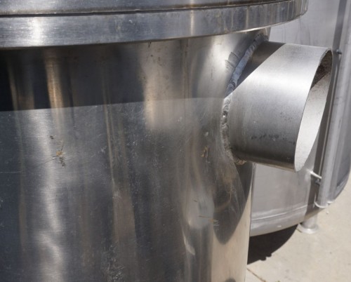 Behälter 150 Liter aus V2A, einwandig, gebraucht