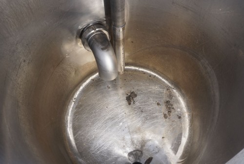 Behälter 250 Liter aus V2A, einwandig, gebraucht