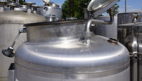 Behälter 290 Liter aus V2A, einwandig, gebraucht