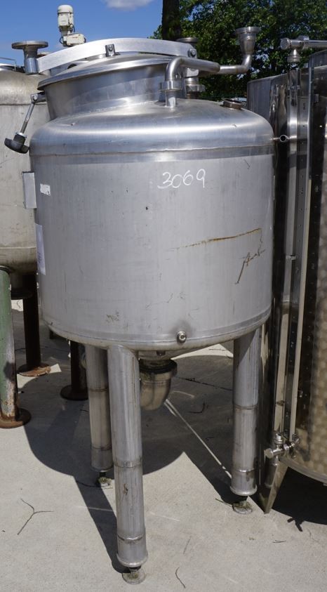 Behälter 290 Liter aus V2A, einwandig, gebraucht