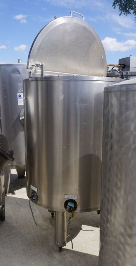 Behälter 500 Liter aus V2A, einwandig, gebraucht