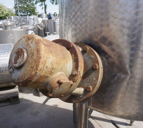 Behälter 800 Liter aus V2A, einwandig, gebraucht