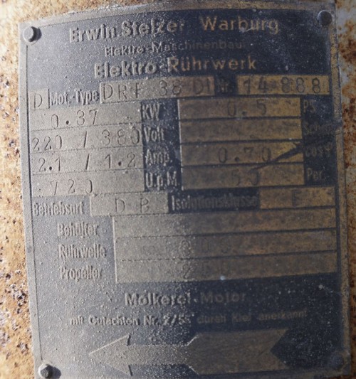 Behälter 800 Liter aus V2A, einwandig, gebraucht