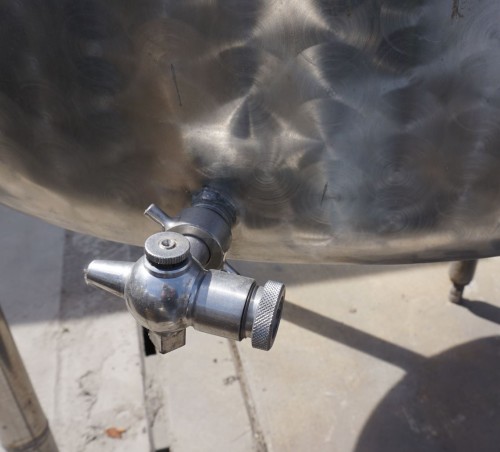 Behälter 800 Liter aus V2A, einwandig, gebraucht