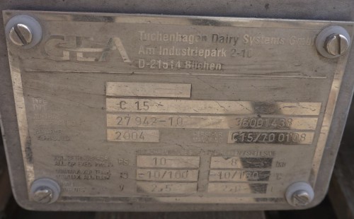 Rohrbündelwärmetauscher 2,5 Liter V2A, gebraucht