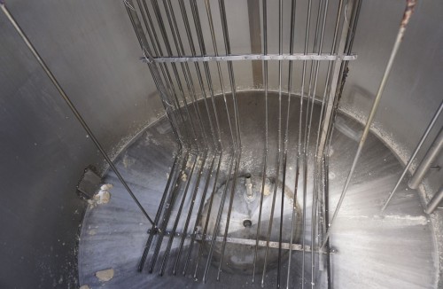 Behälter 2.500 Liter aus V2A, heizbar, isoliert, gebraucht