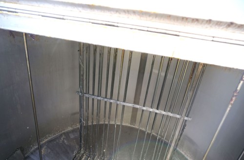 Behälter 2.500 Liter aus V2A, heizbar, isoliert, gebraucht