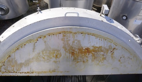 Behälter 2.500 Liter aus V2A, heizbar, isoliert, gebraucht
