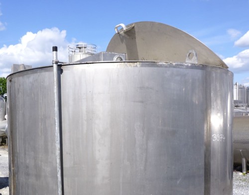 Behälter 2.500 Liter aus V2A, heizbar, isoliert, gebraucht