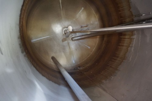 Druckbehälter 1.600 Liter aus V4A temperierbar, gebraucht