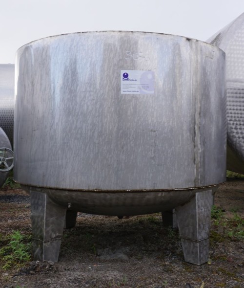 Behälter 2.500 Liter aus V2A, doppelwandig, gebraucht
